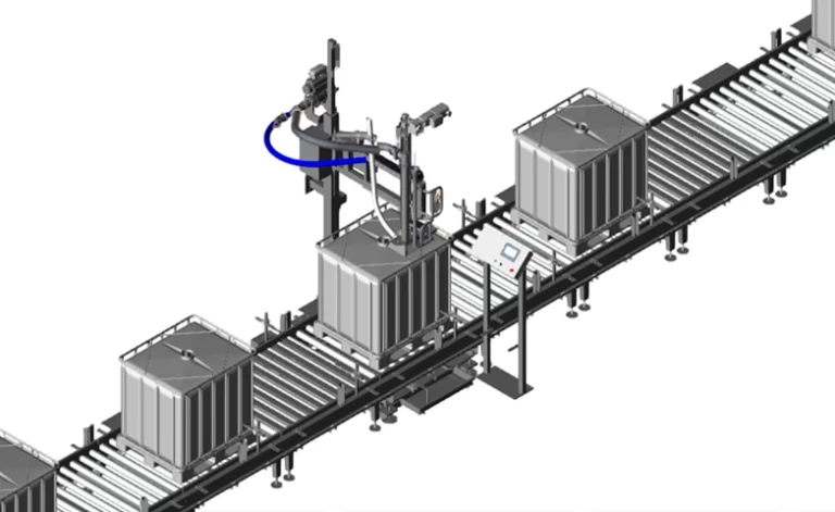 Abfüllen von Fässern und IBC-Containern