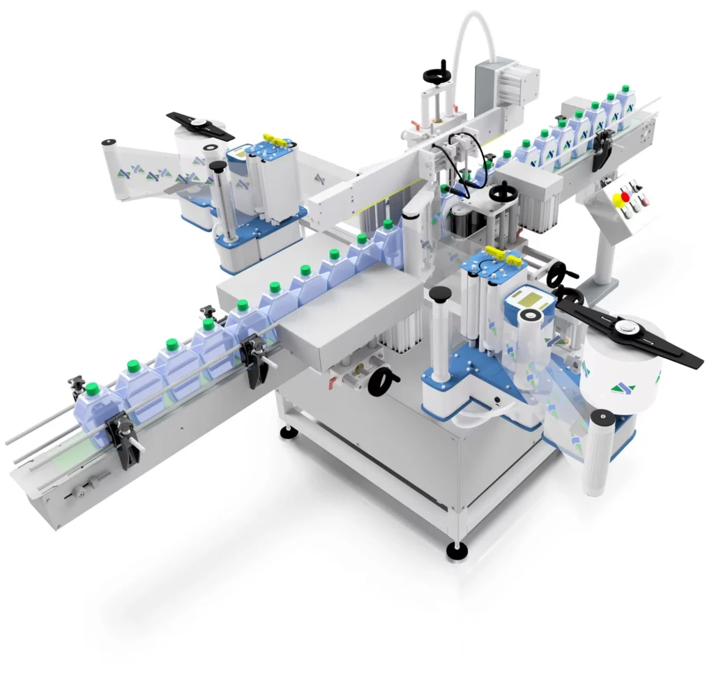 Doppelseitige Etikettiermaschine