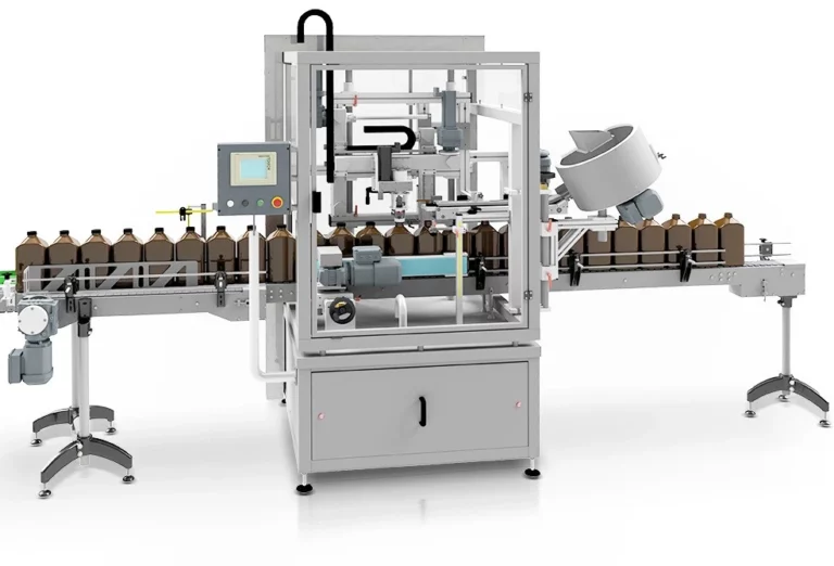 Verschließmaschine mit beweglichem Kopf