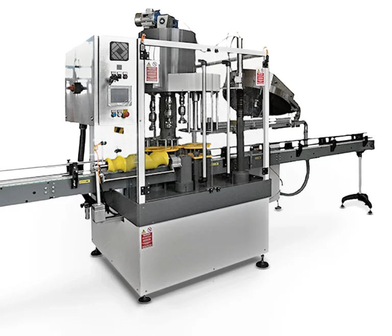 Mehrköpfige Automatische Rundlaufverschliessmaschine CAPLINE ROT